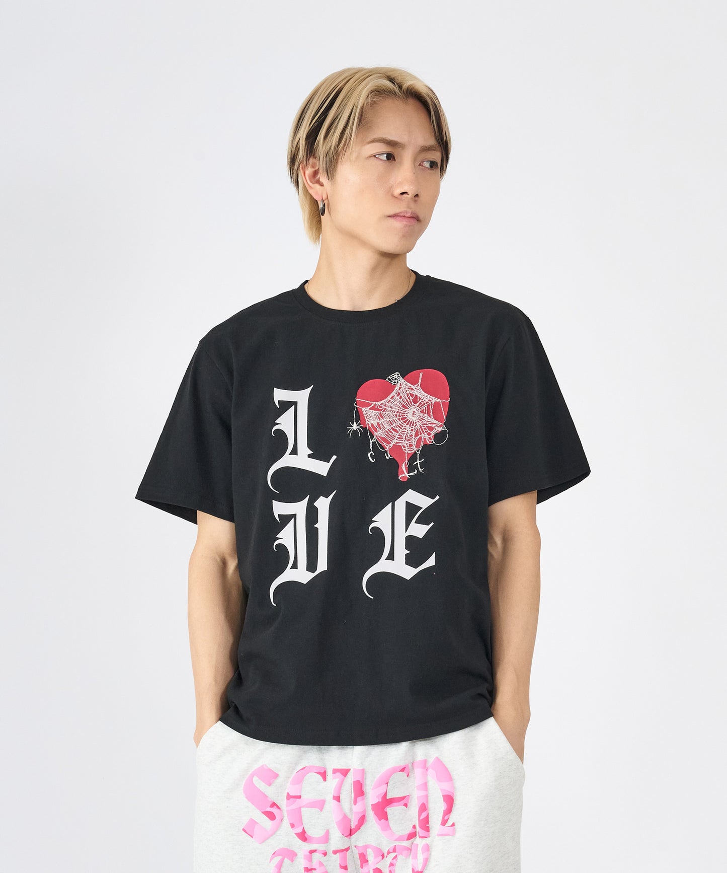 ハートスパイダー半袖Tee