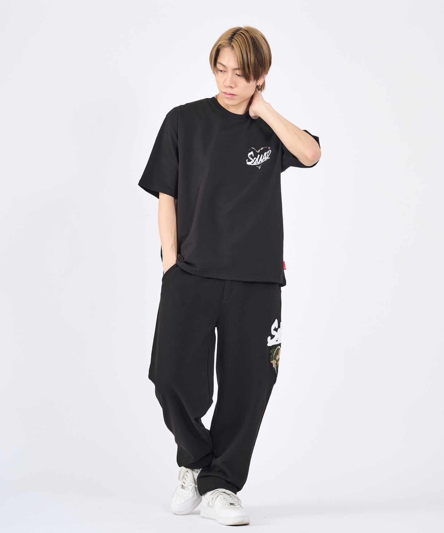 ハートサガラ刺繍セットアップ
