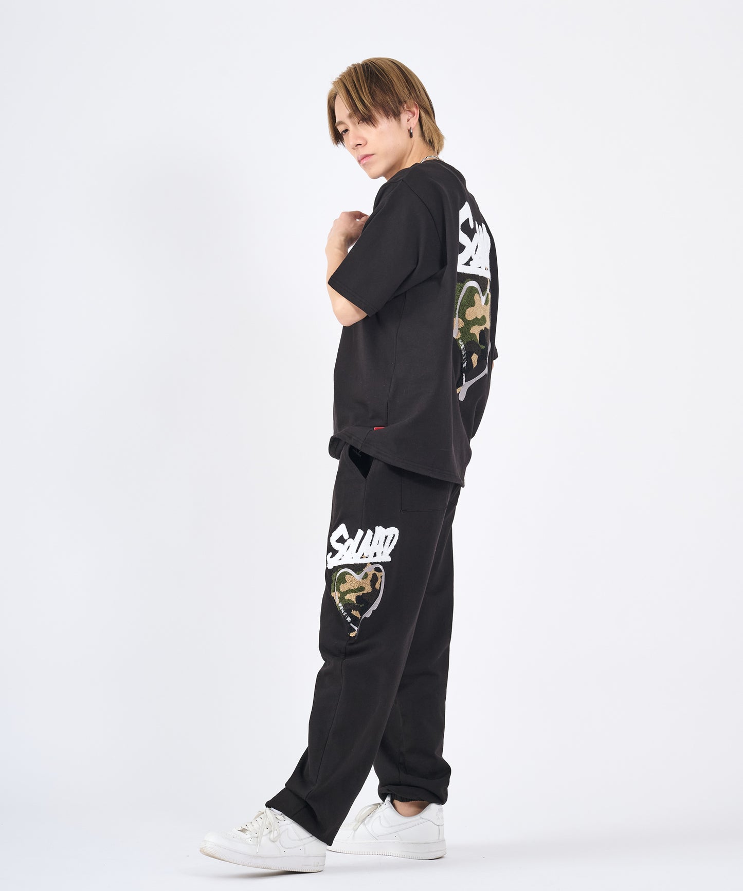 ハートサガラ刺繍セットアップ