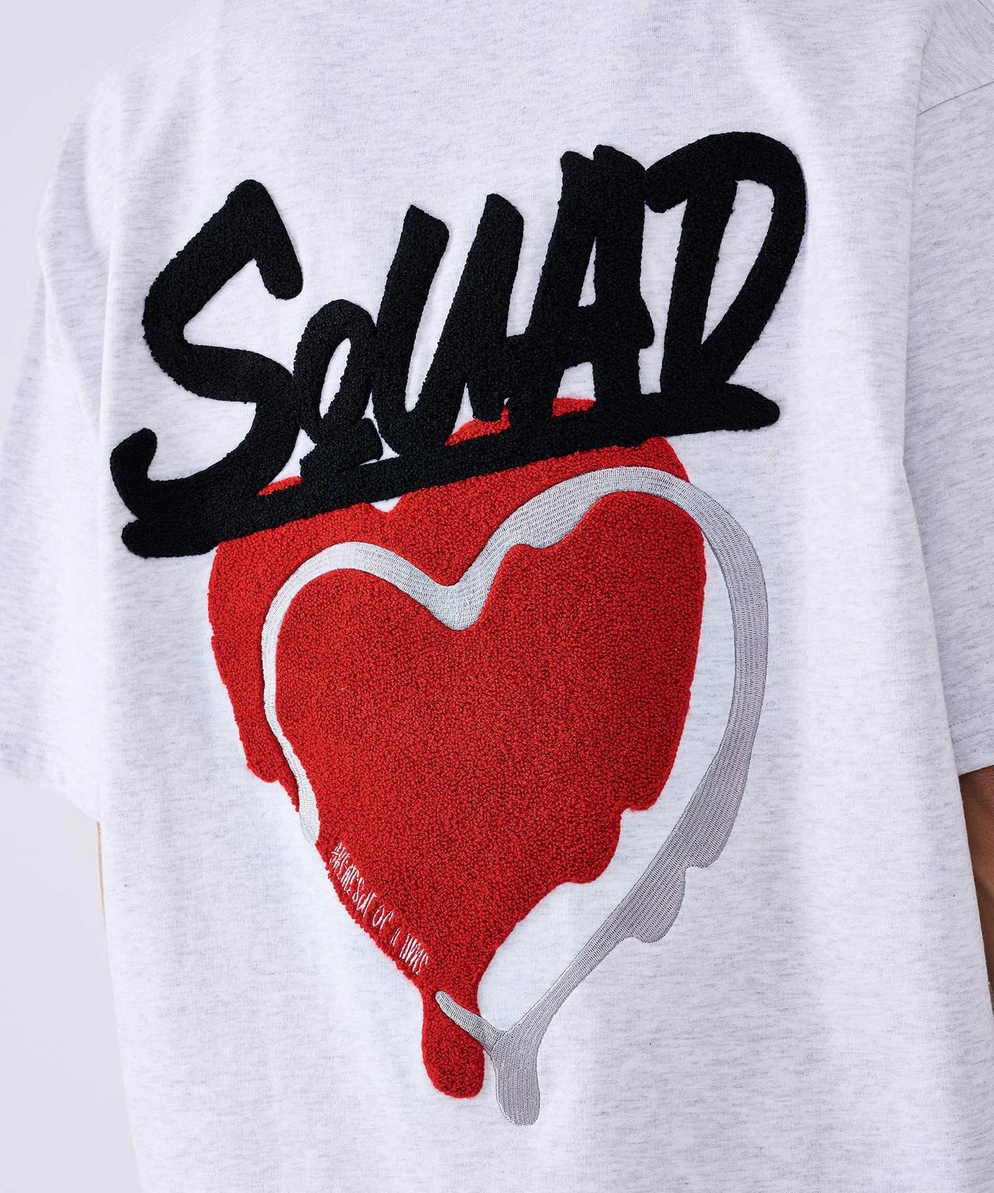 ハートサガラ刺繍半袖Tee