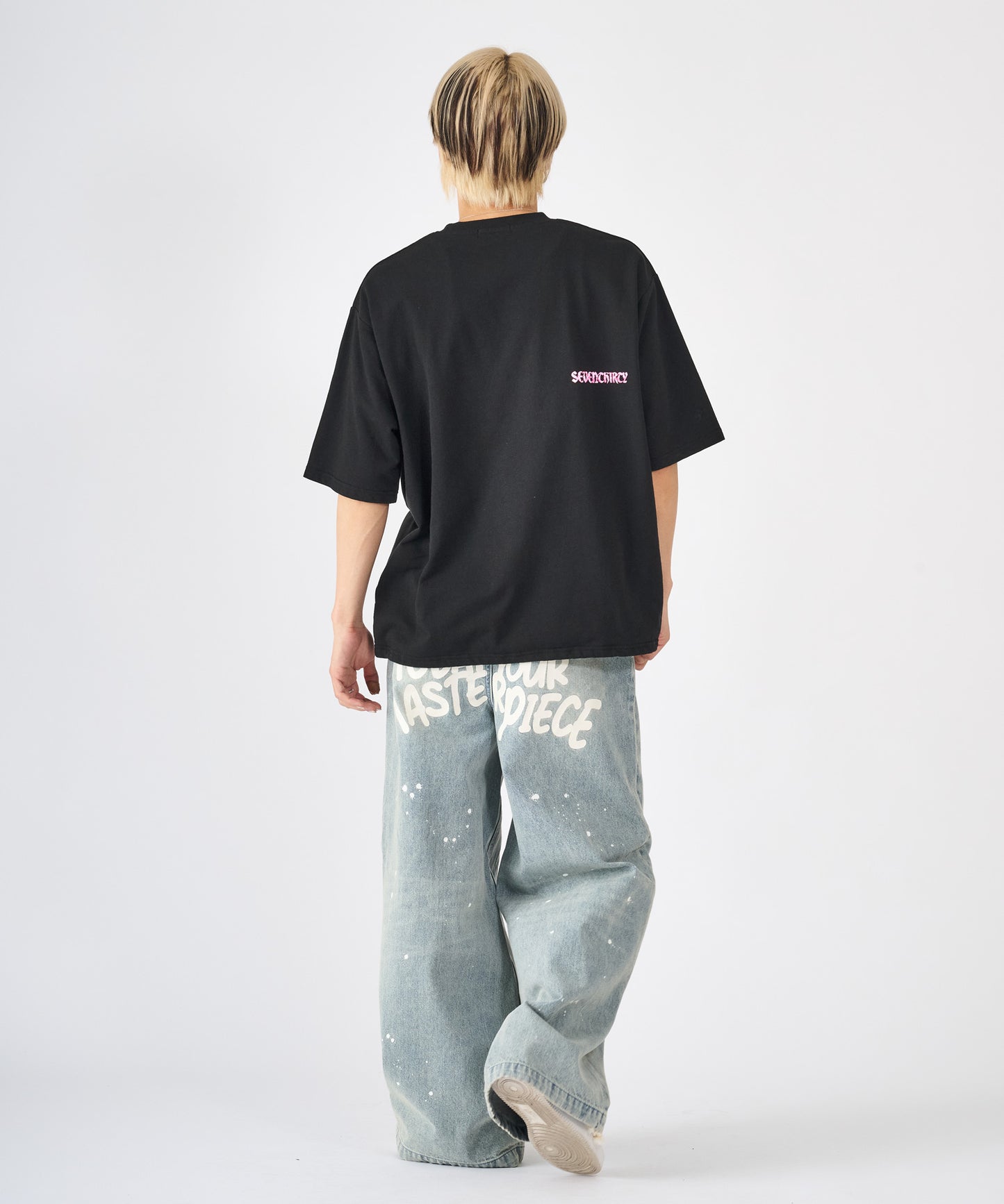カモフラ発泡プリント半袖Tシャツ