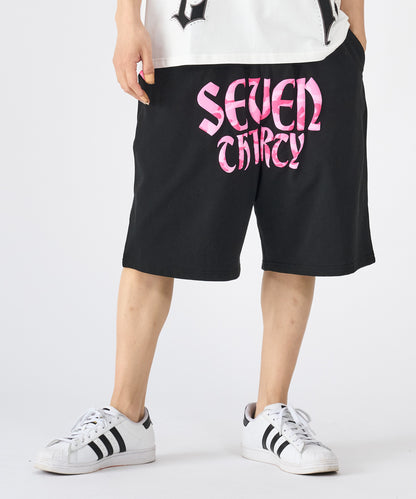 カモフラ発泡プリントショートパンツ