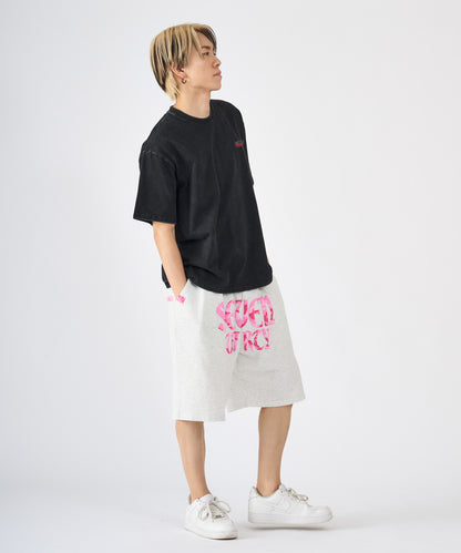 カモフラ発泡プリントショートパンツ
