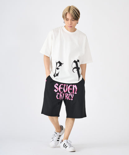 カモフラ発泡プリントショートパンツ