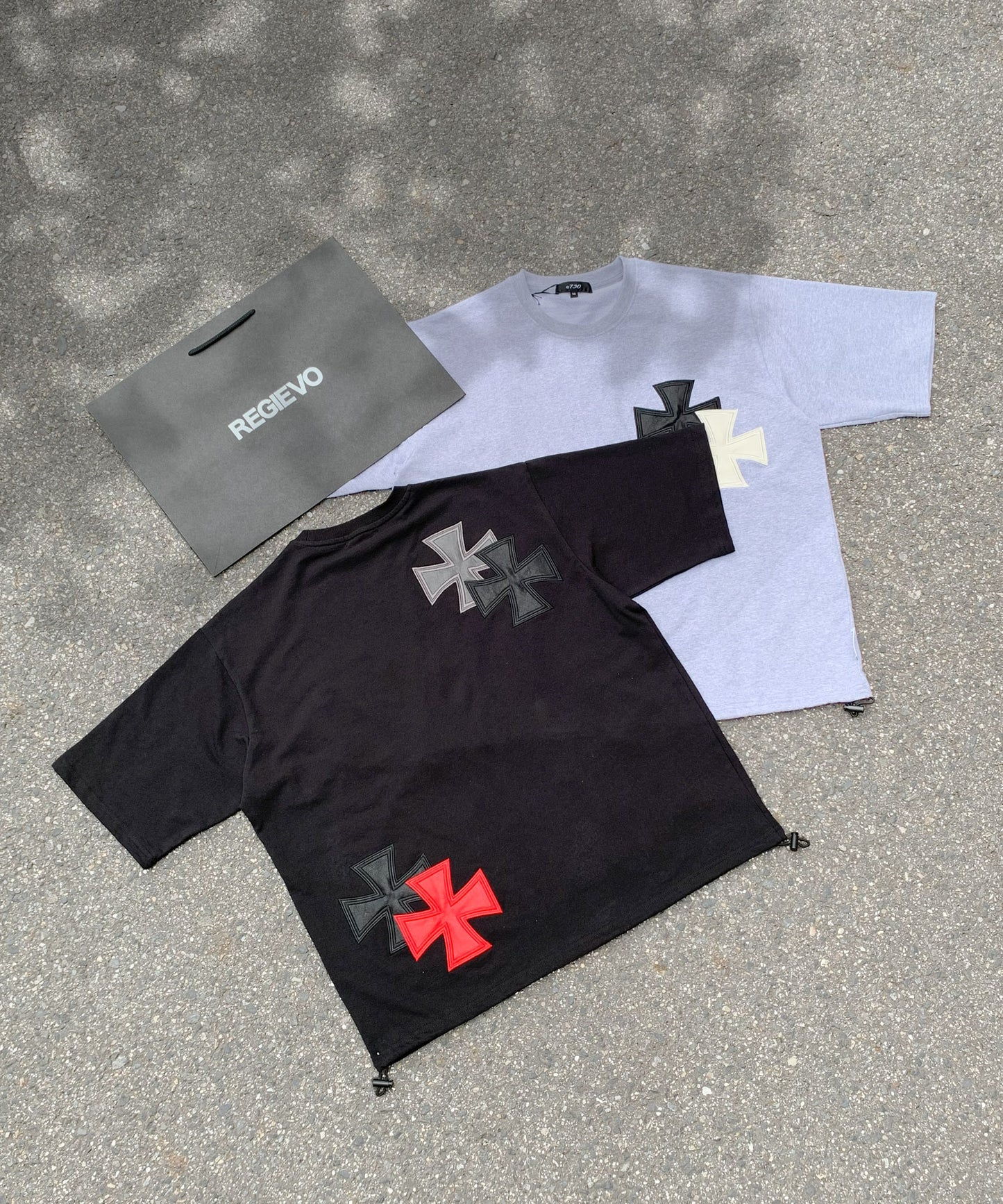 【2着で7,980円】Last Summer Special Vol.9 アイアンクロスPUアップリケ半袖Tシャツ