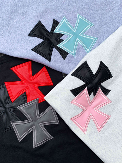 【2着で7,980円】Last Summer Special Vol.9 アイアンクロスPUアップリケ半袖Tシャツ