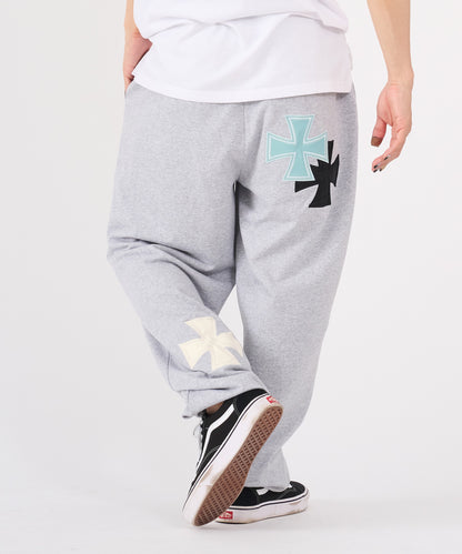 アイアンクロスPUアップリケスウェットパンツ