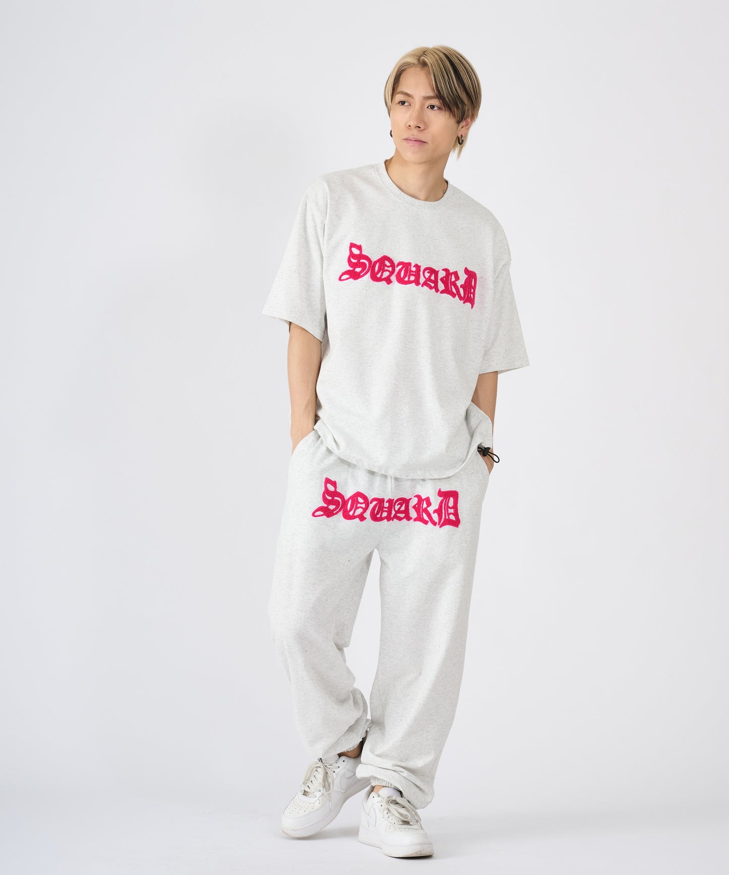 グリッターラメサガラ刺繍セットアップ