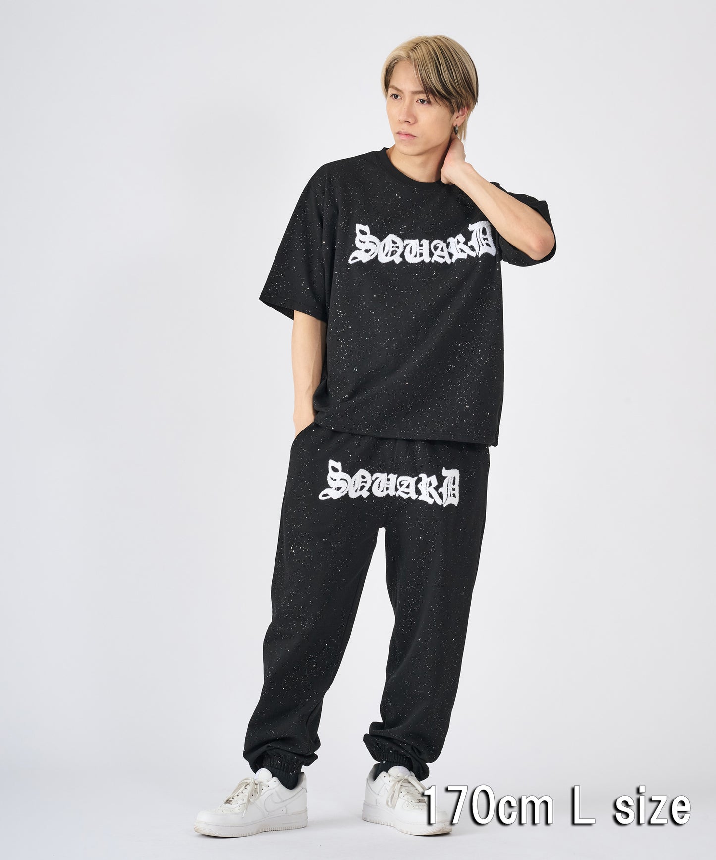 グリッターラメサガラ刺繍セットアップ