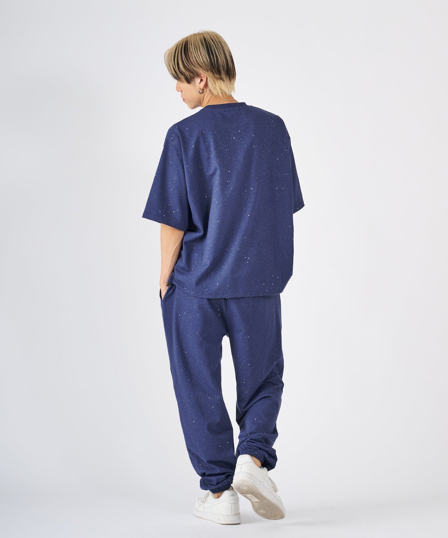 グリッターラメサガラ刺繍セットアップ