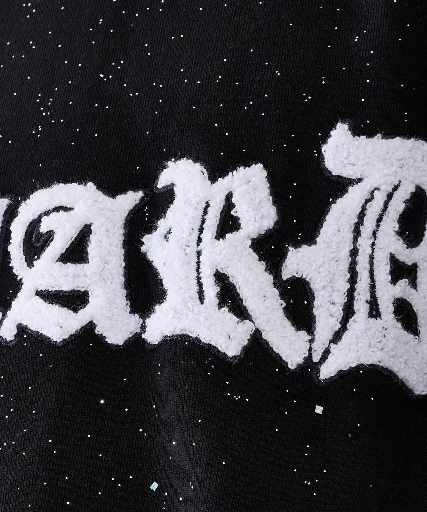 グリッターラメサガラ刺繍半袖Tシャツ