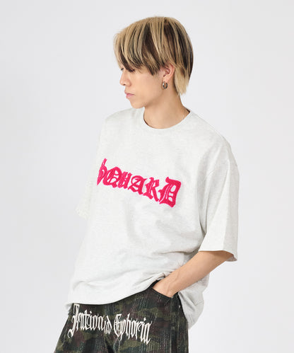 グリッターラメサガラ刺繍半袖Tシャツ