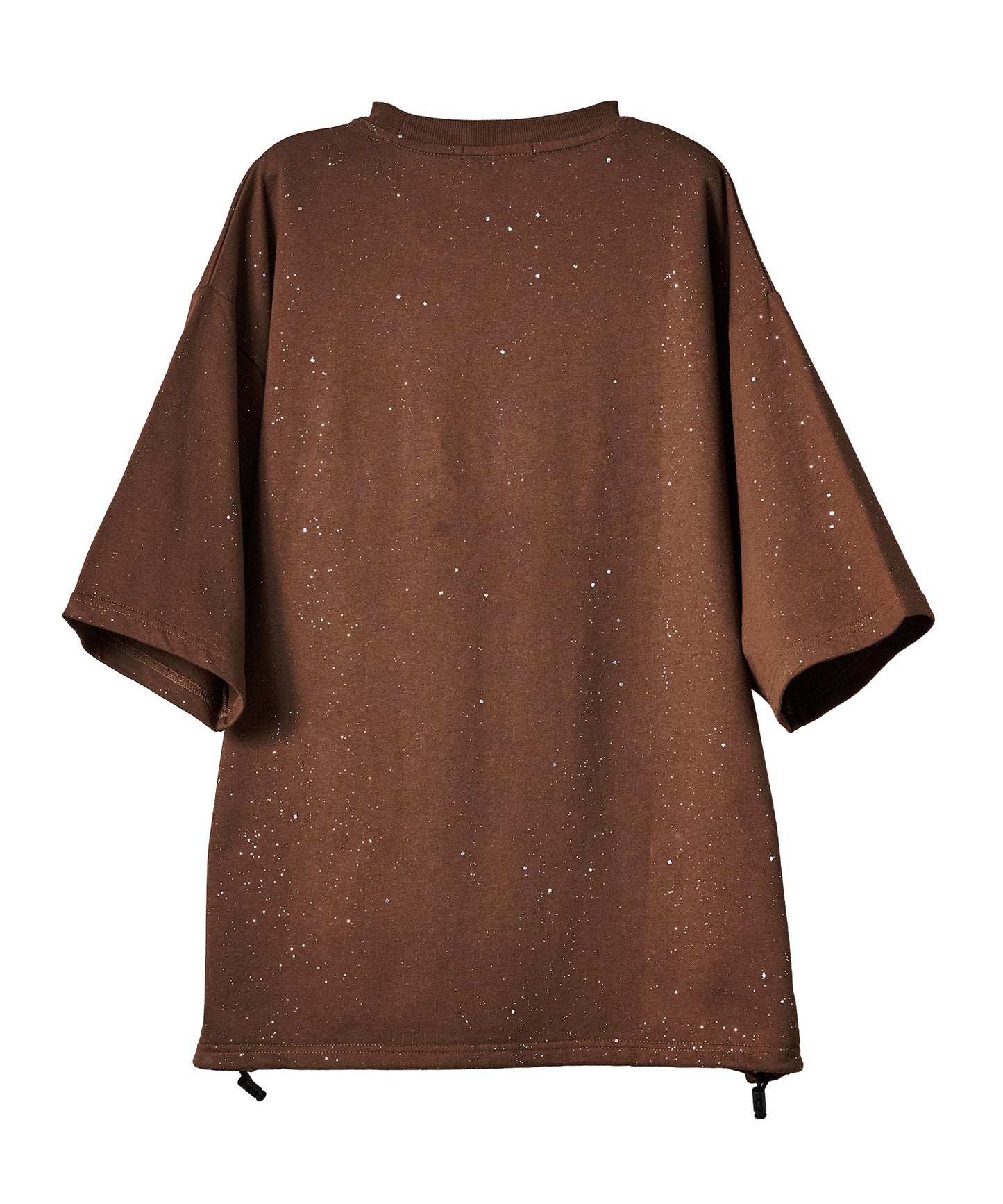 グリッターラメサガラ刺繍半袖Tシャツ