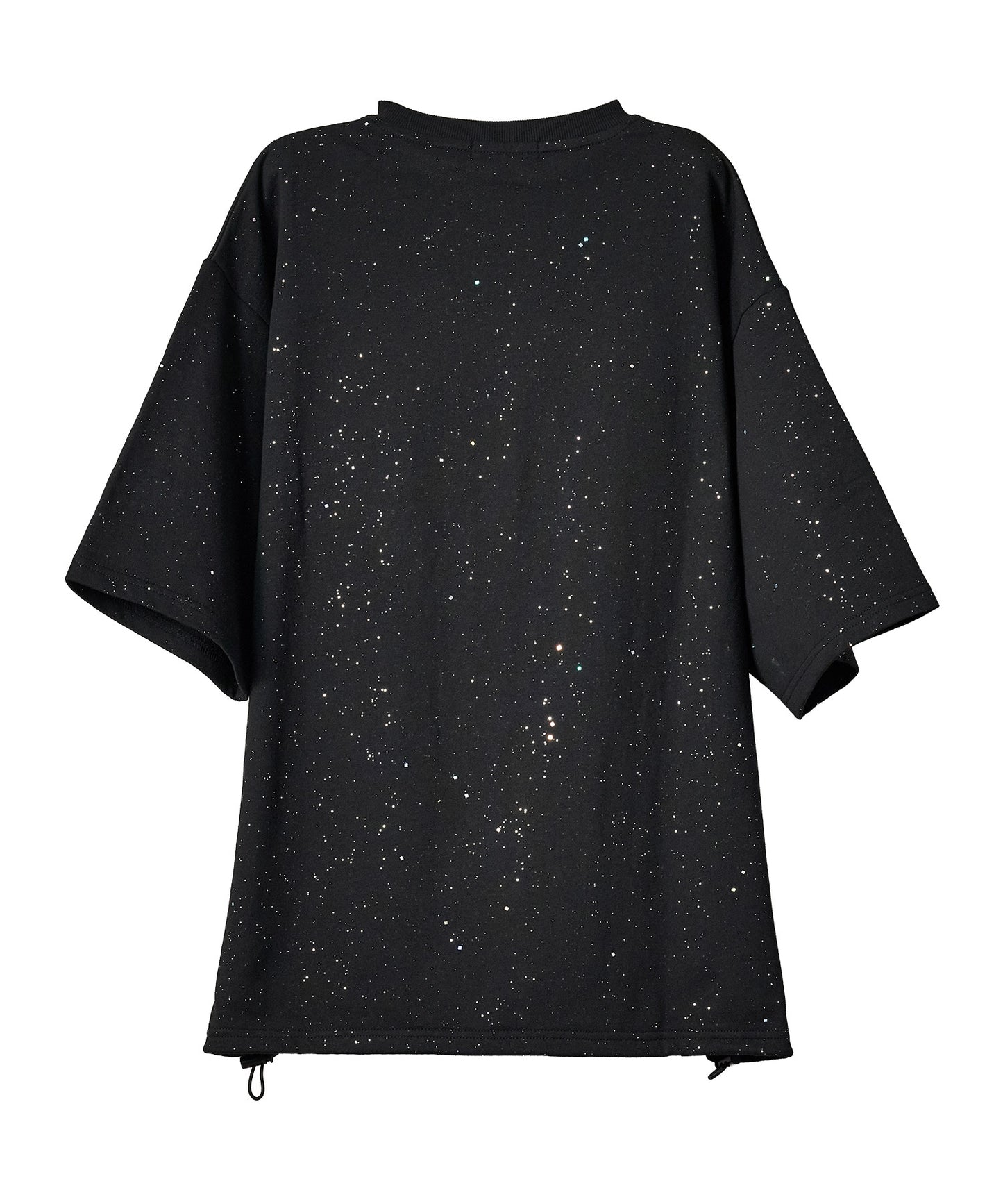 グリッターラメサガラ刺繍半袖Tシャツ