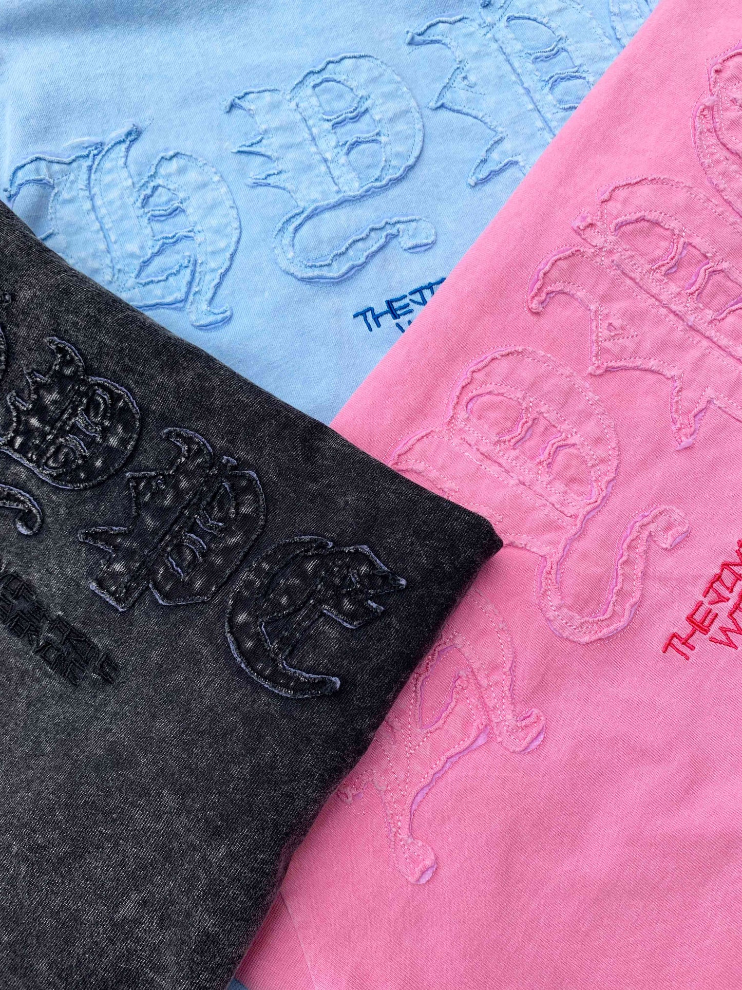 【2着で7,980円】Last Summer Special Vol.10 硫化天竺　ロゴアップリケ刺繍半袖Tシャツ