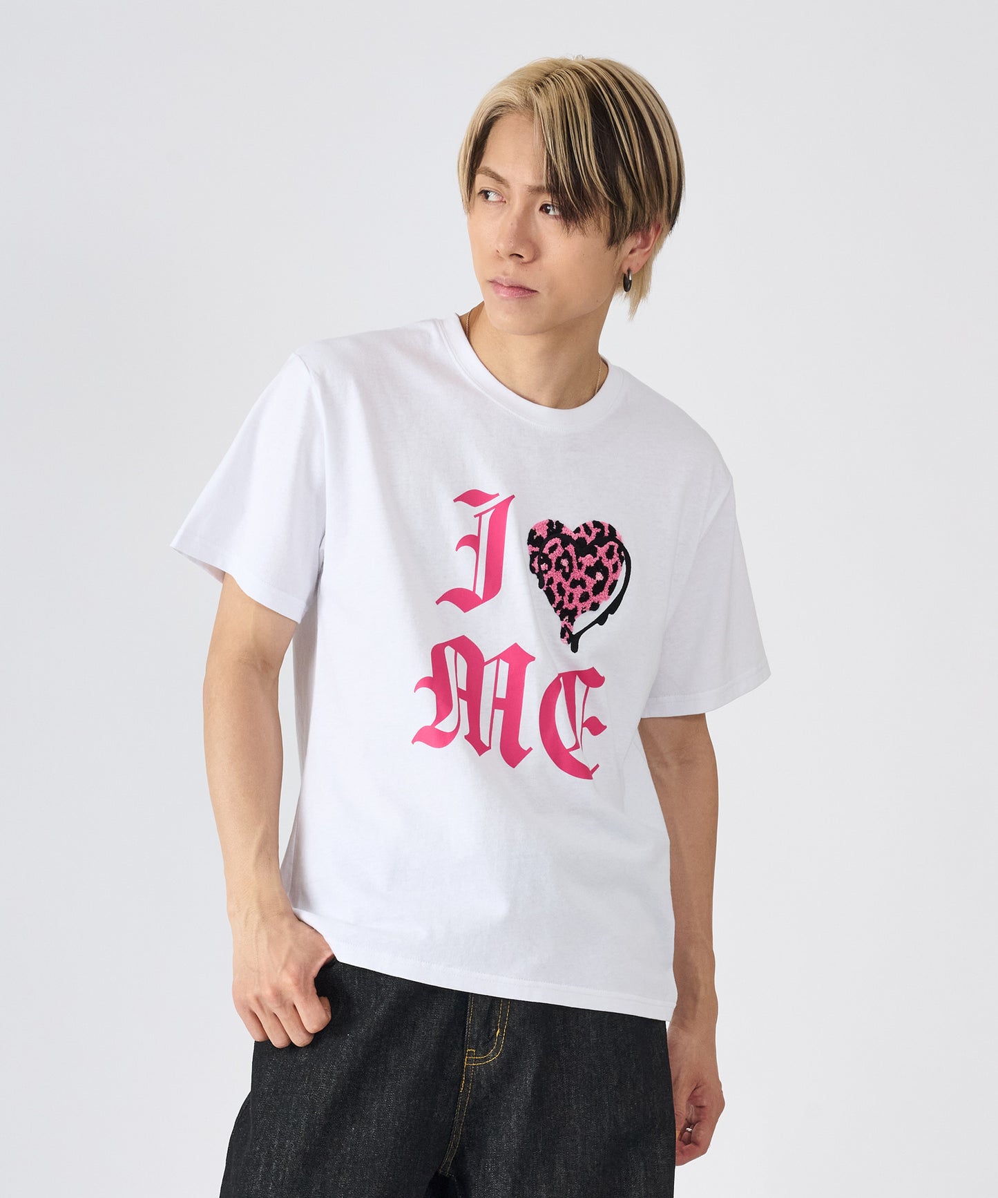 Ⅰ♥ME　サガラ刺繍Tシャツ