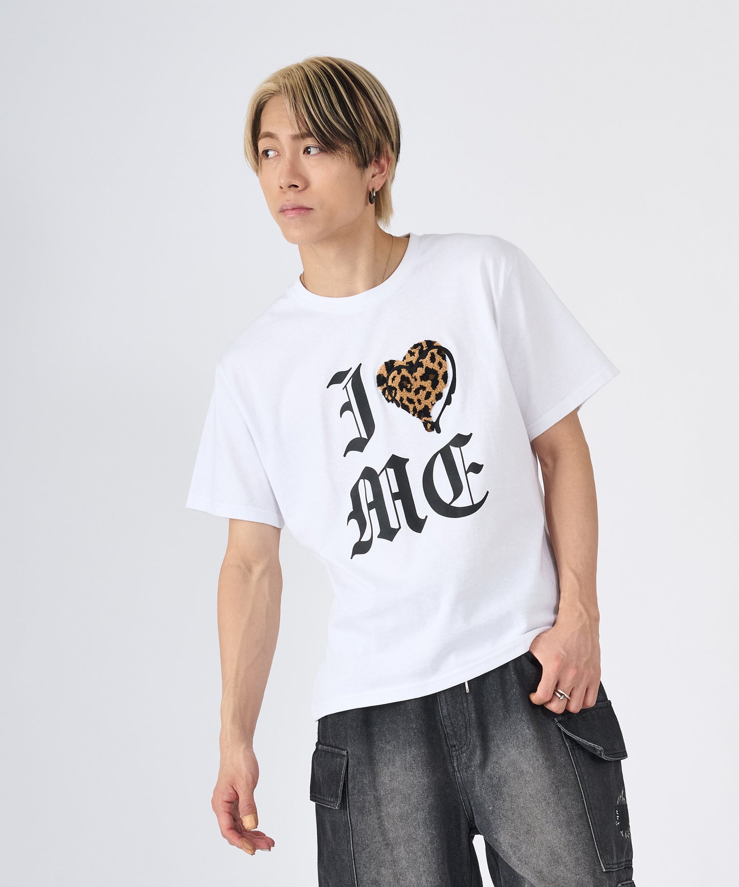 Ⅰ♥ME　サガラ刺繍Tシャツ