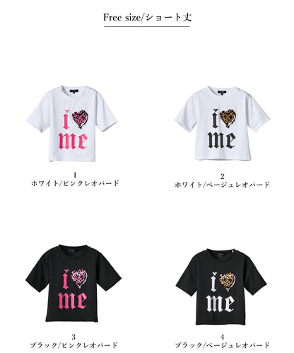 Ⅰ♥ME　サガラ刺繍Tシャツ