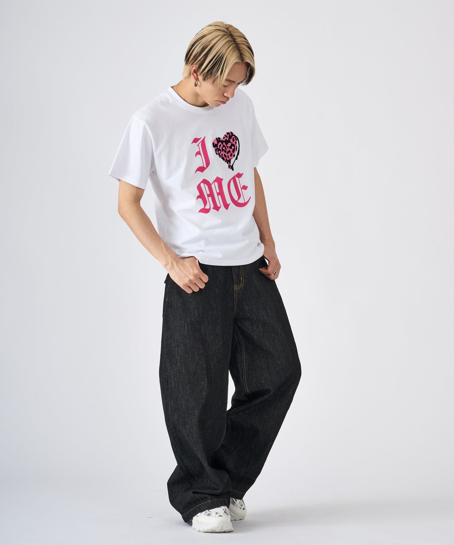 Ⅰ♥ME　サガラ刺繍Tシャツ