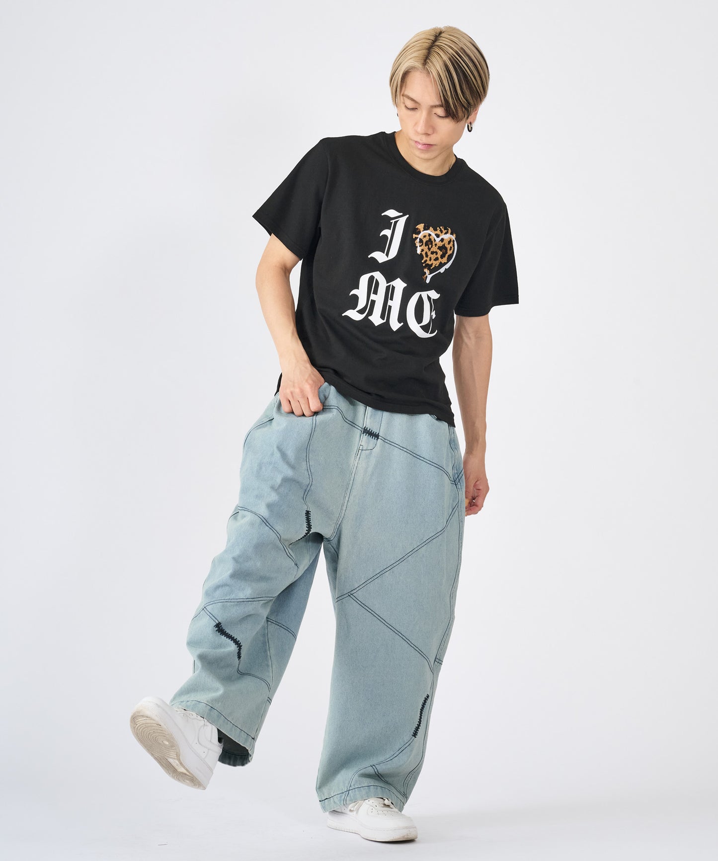 Ⅰ♥ME　サガラ刺繍Tシャツ