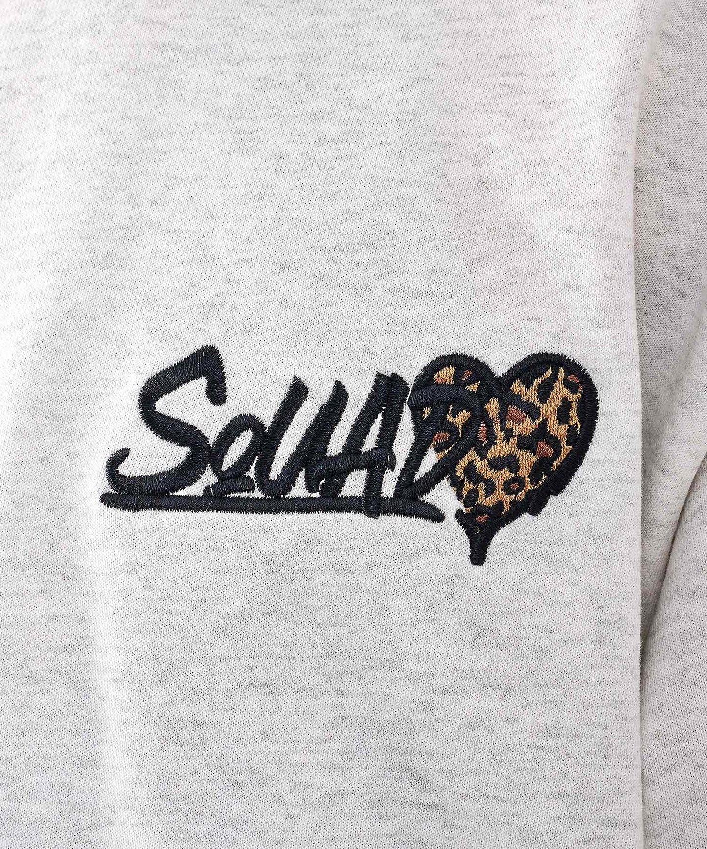 ハートサガラ刺繍半袖Tee