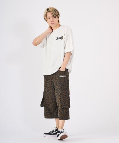 ハートサガラ刺繍半袖Tee