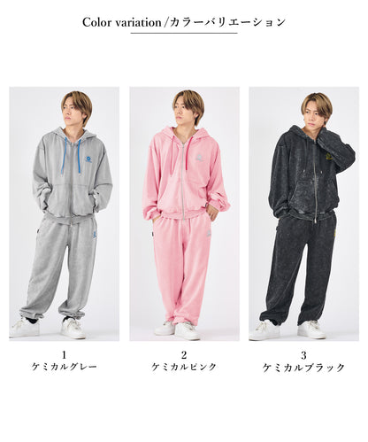 ケミカル硫化　ロゴアップリケZIPセットアップ
