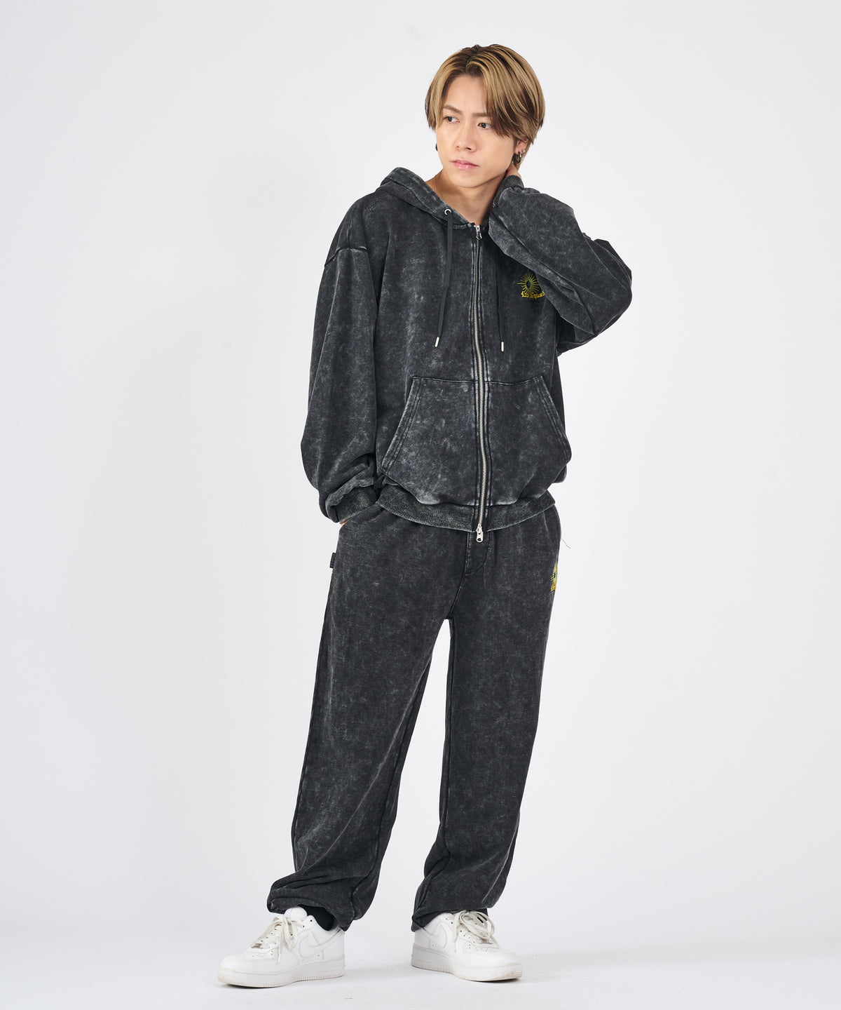 ケミカル硫化　ロゴアップリケZIPセットアップ