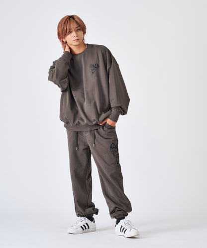 ハートデニムアップリケセットアップ