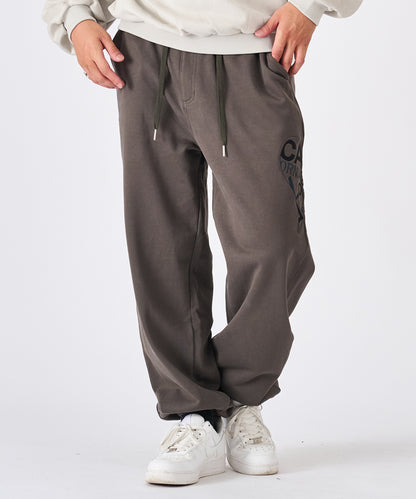 ハートデニムアップリケパンツ