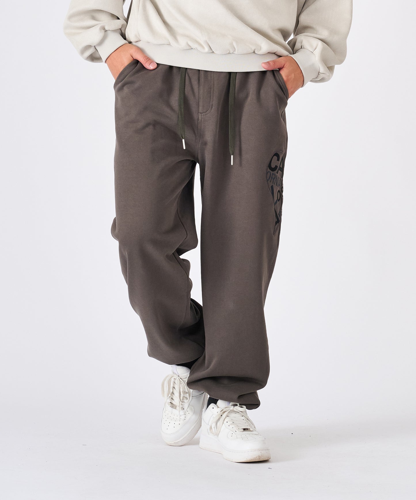 ハートデニムアップリケパンツ