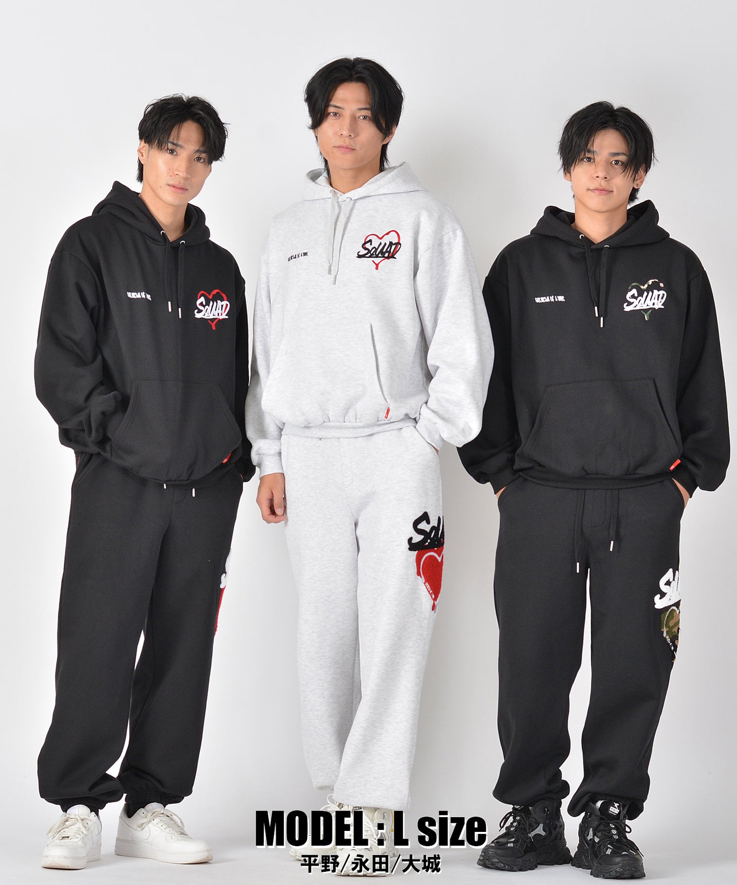 【MAG!C☆PRINCEコラボ】ハートサガラ刺繍セットアップ